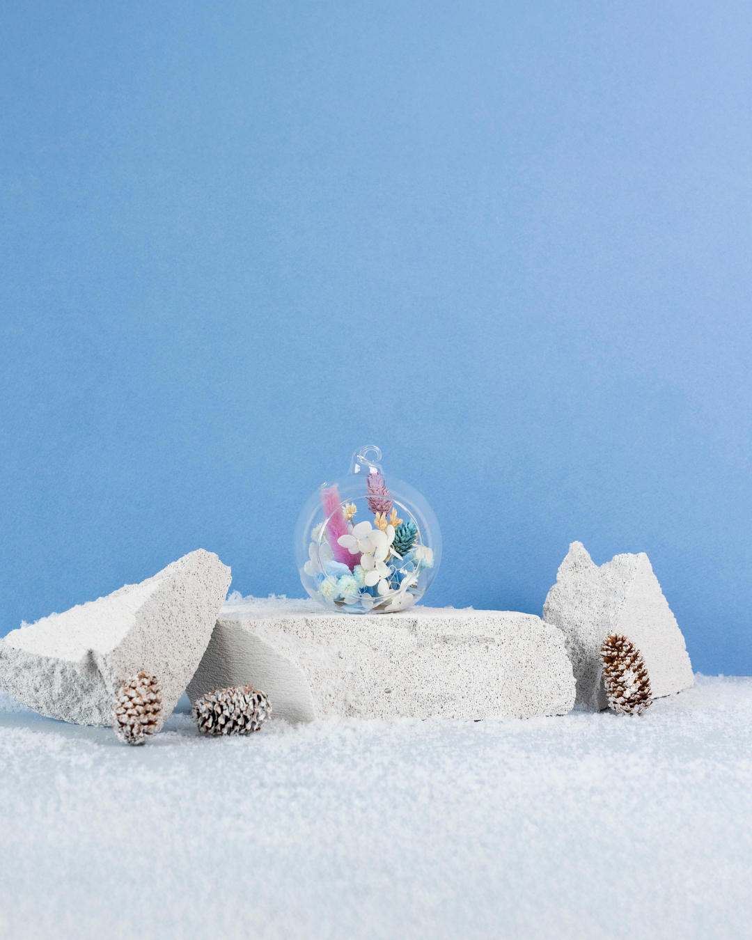 Boule Fleurie Luge - Petit Format