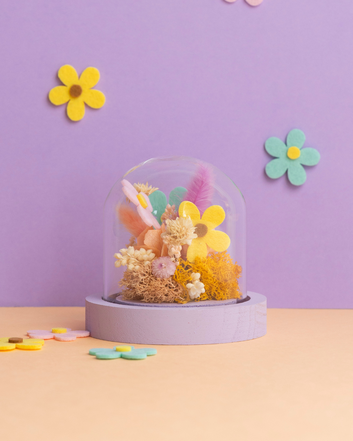 KIT DIY Cloche Prairie Fleurie