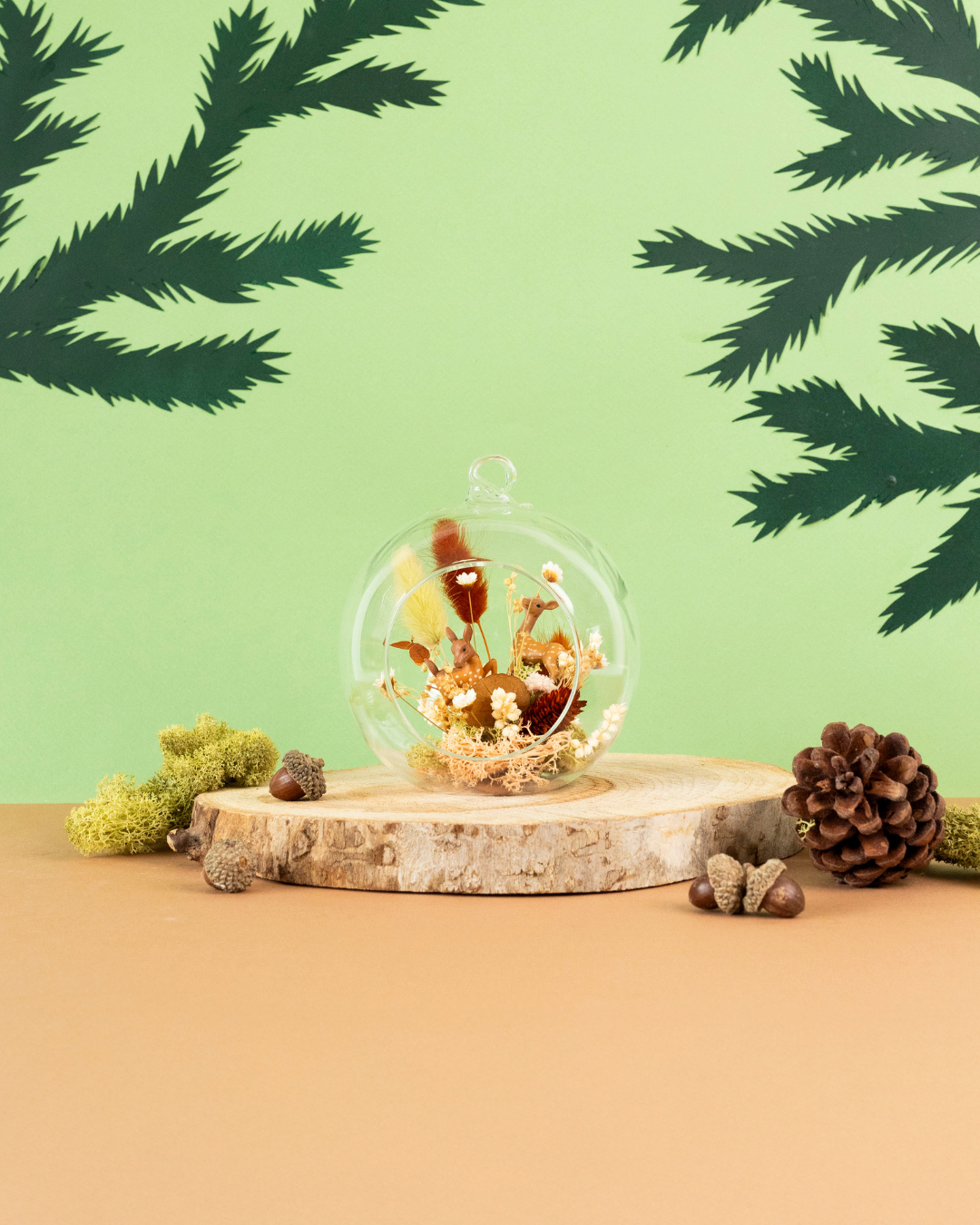 Boule Fleurie Forêt - Grand Format